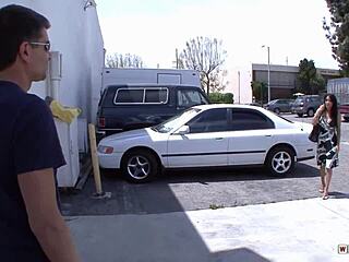 Cougar Lady Sucks and Rides Random Dude's Cock in Hotel Room Encounter