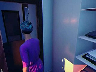 In this modern luxury game, she gives a blowjob to a monster cock