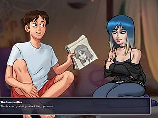 Let's play summertime saga and meet eve