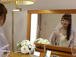 เจ้าสาวญี่ปุ่นนอกใจครั้งสุดท้ายก่อนแต่งงานด้วยการแตกใน