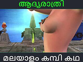 Malayalam First Night Hentai Story With Animated Asian Sex Scenes