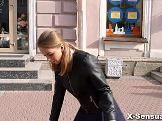 x-sensual jenny manson mixes oranges with steamy close-up pussy play and sensual licks