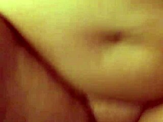 the chubby horny milf rides hard in assfucking until she makes him cum all over her shaved wet pussy