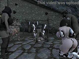 elves and orcs adventure with big tits