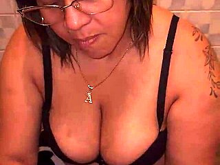 Pretty milf leaves her panties in the bathroom for teasing