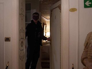 Hey, how did this masked guy lure me into his cozy room?!