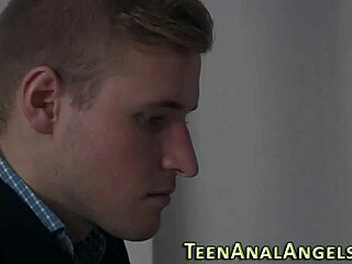 Analized teen 18+ takes a messy facial. Young redhead gets pounded hard!