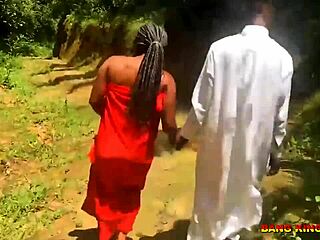 Indian Desi College Couple Enjoys Outdoor Fun in Bush