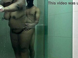 Novinho Takes Me Doggy Style in the Shower, So Unexpected!