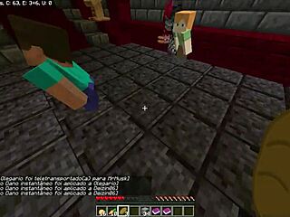 Novinhos Carecas and the priest showing his staff in Iggsburn Village Part 2