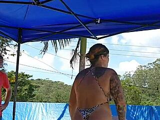 i see my wife in that tight body on her big ass at the pool and i dont say nothing