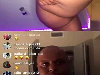 Thick Ass Puerto Rican Latina Shows Big Ass and Natural Tits on The6Show
