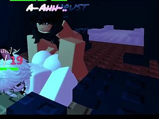 That Roblox slut just kept coming back for more action.