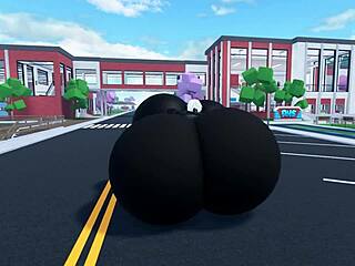 my thicc avatar dances with huge ass shaking for you