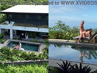 Sexo Real Al Aire Libre Con Múltiples Ángulos Y Corrida Facial