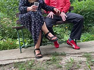 Curvy Mother-In-Law Gets Cum Outdoors In Homemade Roleplay