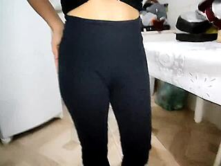 This brunette amateur gets anal fucked by her brother-in-law, making her cum hard.