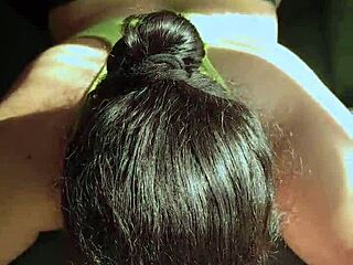 big booty latina gets blowjob in doggystyle