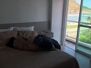 latina tourist wakes to blowjob and hard fucking