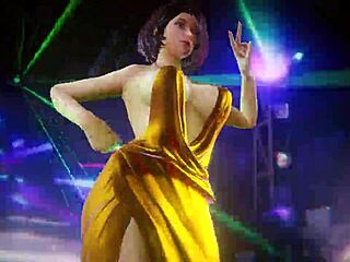 Hot girl twerking in sex video.