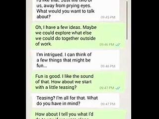 Coworkers moan about fantasies.