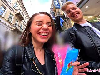 Couple enjoys exciting shower sex in Athens vlog