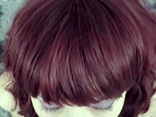 Alt Redhead Babe Sucks Cock Before Missionary Fuck