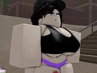 emo girl flashes me in skatepark then rides