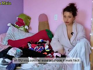 What’s Hidden in This Brazilian Brunette’s Sexy Panties Collection?