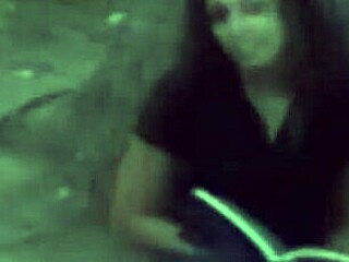 Mature Amateur Gives a Casual Blowjob in the Living Room