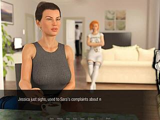 Jessica Oneil Shows Upskirt in Office Stockings