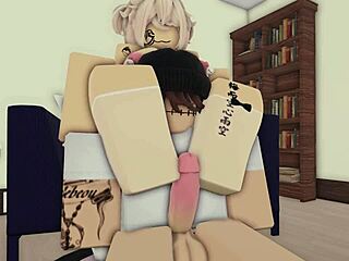 this cute girl gives an amazing footjob to that guy