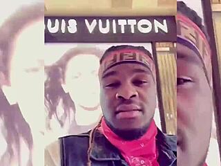 daddy wets my pussey with cum on friend's ebony booty