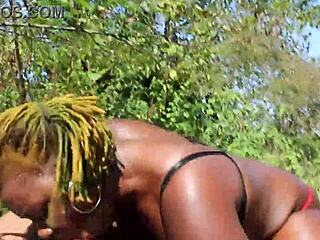 Poizon Ivy Says, 'Sloppy Blowjob In The Backyard!'