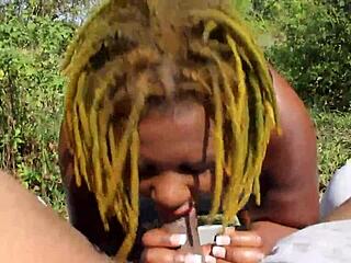 Poizon Ivy Says, 'Sloppy Blowjob In The Backyard!'