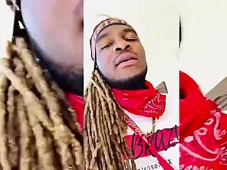 daddy wets my pussey with cum on friend's ebony booty