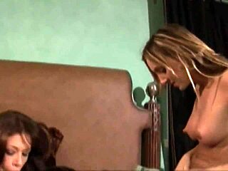 Slutty Brunettes Feel Intense Pleasure Sharing Cock in Anal Threesome