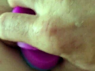 Rainbow Dildo Penetrates Anal Creampie