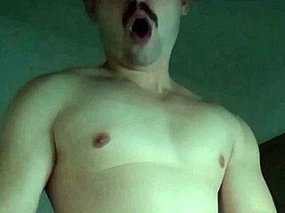 I watch Saymon thrust his sweet dick into the brunette beauty during this POV striptease