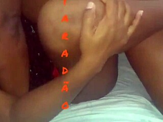 Eating her ass and cumming on big tits