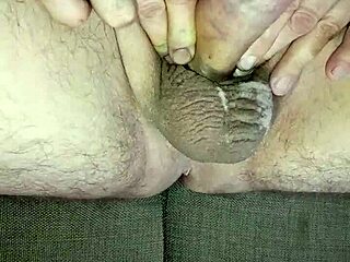 JERKING OFF my huge uncircumcised cock