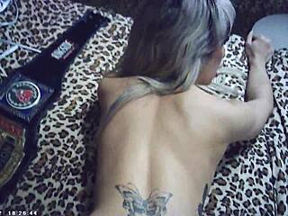 glasses cam: azn blonde meets maxxx loadz for blowjob behind scenes.