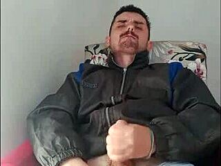 I watch Saymon thrust his sweet dick into the brunette beauty during this POV striptease