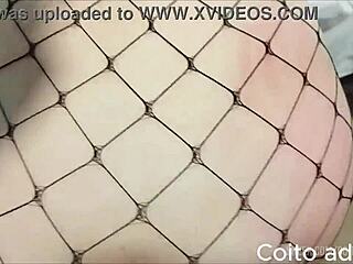 Colombian Girl Moans Loudly During Doggystyle Creampie!