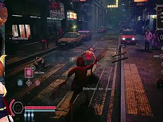 slitterhead uncensored part one with sexy asian tits in game