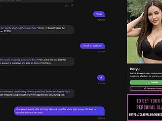 Intense Strip Poker With AI Slut: Clothes Ripped, Oral Domination Unleashed.