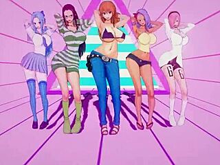 Wow, Check Out This Sexy Slut Dancing And Using Toys For Anal Orgasm In One Piece Mmd!