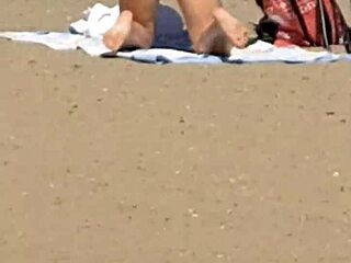 is pink princess hiding her ass on the beach?