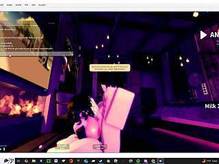 Demon slut gets roughly fucked by monster