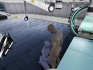 wanna play contact with alien monster in hairless action?